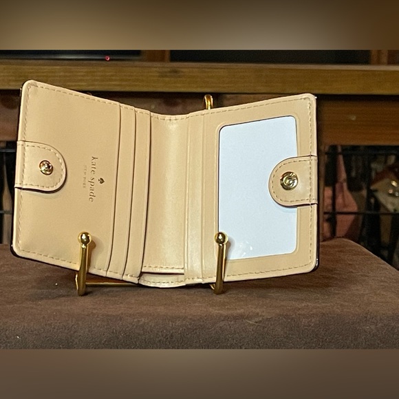 NWT Kate Spade Flamingo Pink Valencia Road Small Bow Wallet - Picture 4 of 11